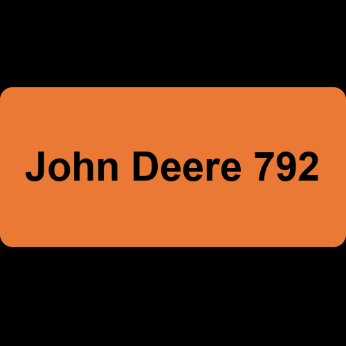 John Deere 792